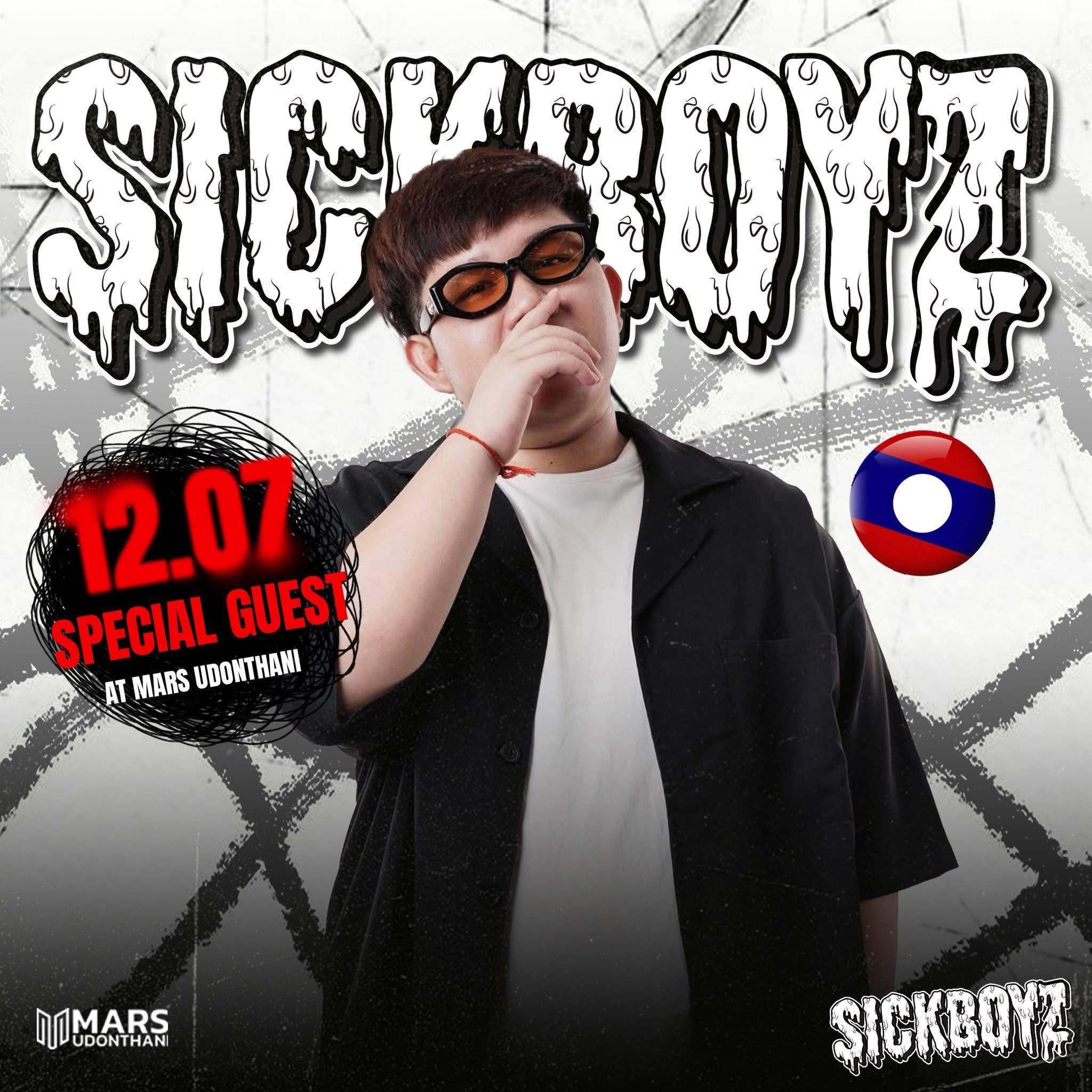 MARS Udonthani event poster featuring SICKBOYZ
